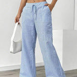 Alina™ | Elegant Striped Trousers with Pockets