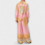 Sage - Mermaid Relaxed Shirt and Stretch Waist Trousers Set