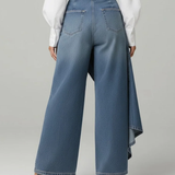 Holly - Wrap Denim Trousers