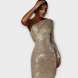 Margely - A Dress with a Wrap Bodice