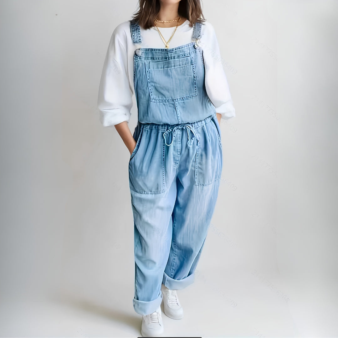Hannah - Casual Denim Jumpsuit