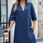 Rosie - Casual Denim Dress