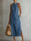 Tilly - Retro Lace Denim Dress