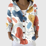 Nerys | Abstract Print Cardigan