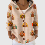 Katriona | Harvest Print Cardigan