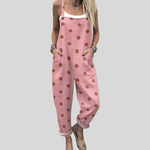 Comfortable printed overalls