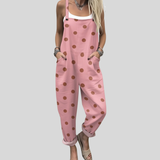 Comfortable printed overalls