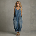 Harriet - Stylish Denim Jumpsuit with Pockets