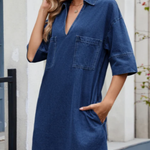 Rosie - Casual Denim Dress