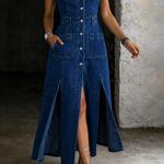 Adeline - Open-Front Vest Dress