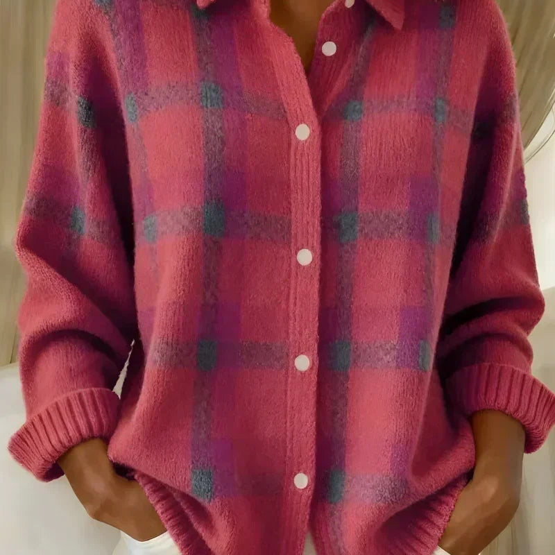 Ashley | Classic Checked Cardigan