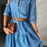 Louisa - Smart Casual Denim Dress