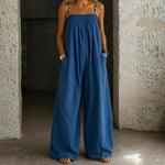 Molly - Wide-Leg Denim Jumpsuit