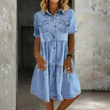 Sienna - Smart Casual Denim Dress