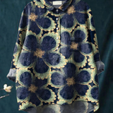 Martha | Vintage Floral Casual Blouse for Women