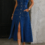 Adeline - Open-Front Vest Dress