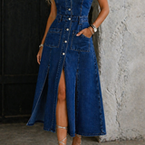 Adeline - Open-Front Vest Dress