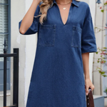 Rosie - Casual Denim Dress