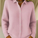 Katrina | Textured Knitted Button Cardigan