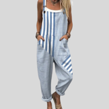 Comfortable printed overalls
