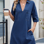 Rosie - Casual Denim Dress