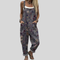 Comfortable printed overalls