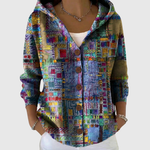 Kerensa | Mosaic Print Cardigan