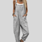 Comfortable printed overalls