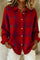 Brittany | Soft Checked Button Cardigan