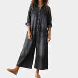 Lily - Cotton Denim Jumpsuit