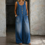 Amelia - Vintage Cotton Dungarees