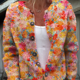 Briony | Cardigan with Vibrant Floral Print