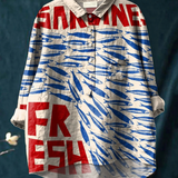 Paula | Vintage Fish Art Casual Women's Blouse