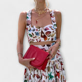 Heather - Stylish Two-Piece Skirt Set