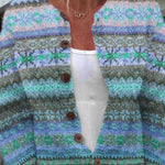Rowan | Cardigan with Nordic Pastel Pattern