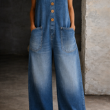 Amelia - Vintage Cotton Dungarees