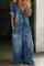Freya - Short-Sleeve V-Neck Jumpsuit