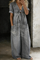 Freya - Short-Sleeve V-Neck Jumpsuit