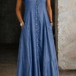 Ruby - Long Denim Dress
