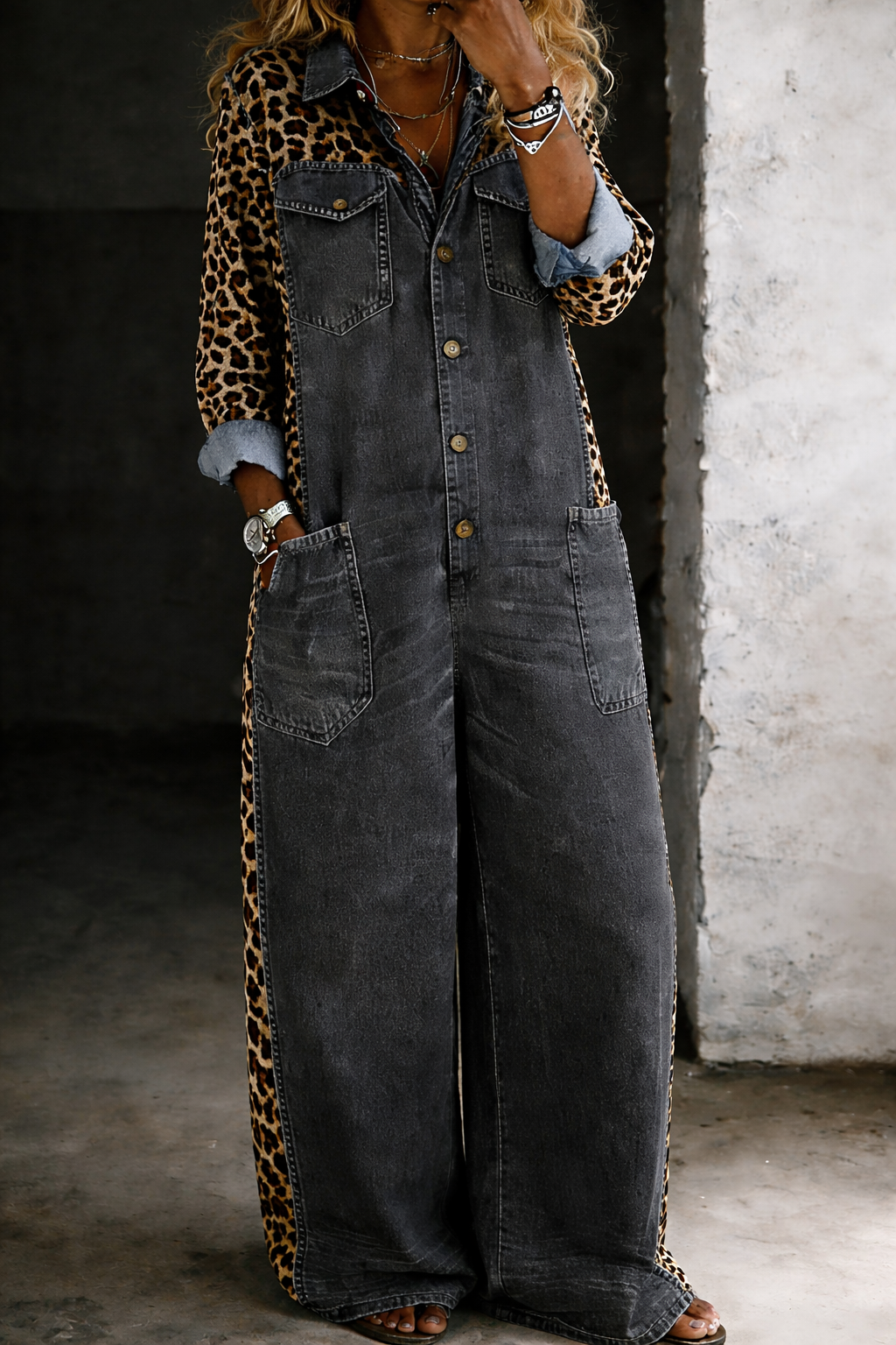 Millie - Denim Jumpsuit