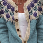Ottoline | Cardigan with Floral Yoke