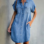 Clara - Button-Up Shirt Dress