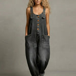 Harriet - Stylish Denim Jumpsuit with Pockets