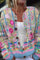 Xenia | Cardigan with Colourful Floral Print
