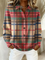 Gloria | Multicoloured Checked Button Cardigan