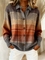 Edith | Autumn Ombre Check Cardigan