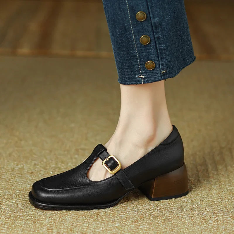 Kitty | Vintage-Style T-Bar Shoes