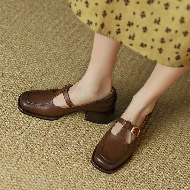 Kitty | Vintage-Style T-Bar Shoes