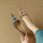 Orla | Glitter Court Shoes