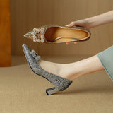 Orla | Glitter Court Shoes